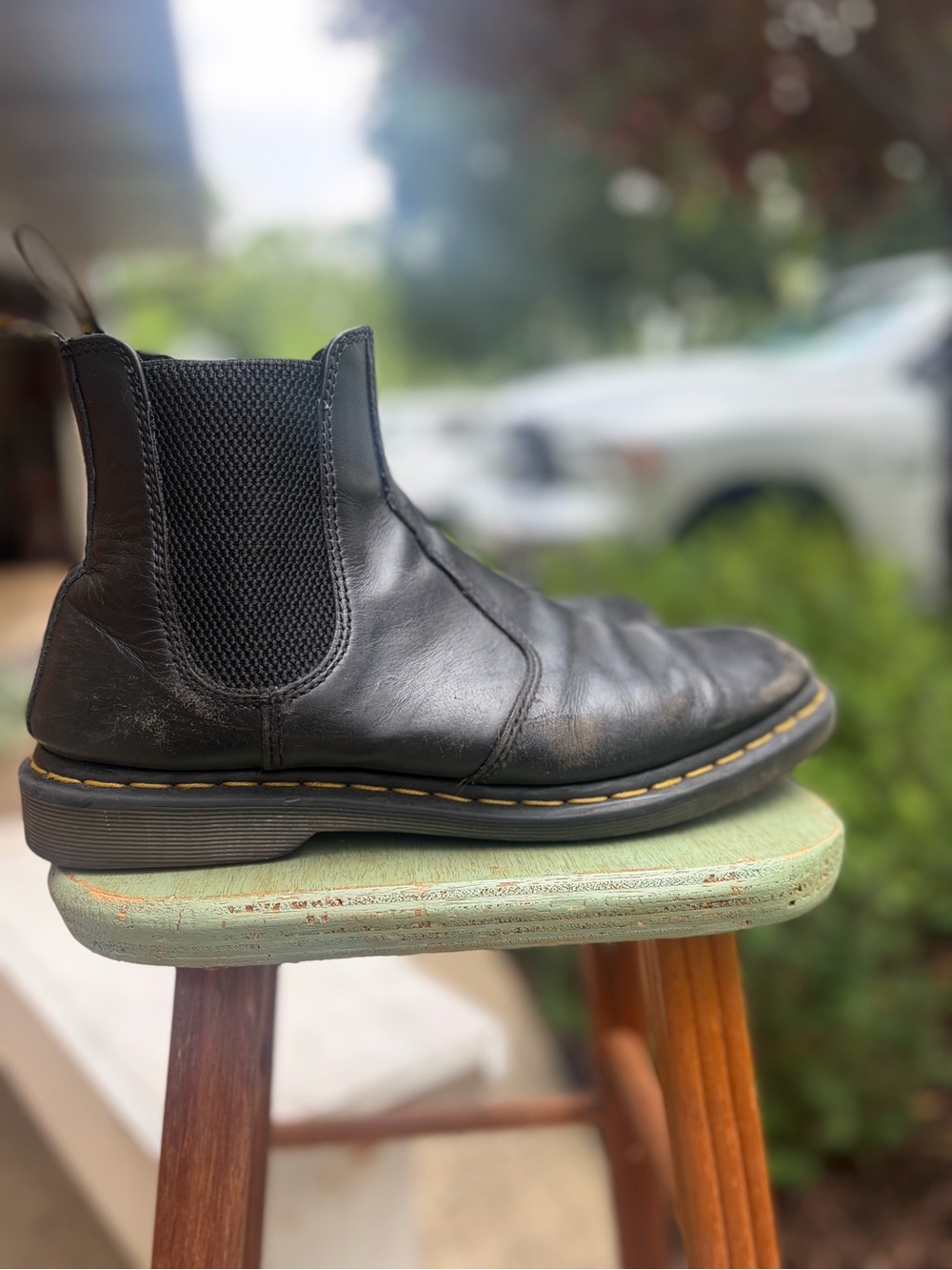 Dr. Martens – 2976 Chelsea Boots – Smooth Black Leather – Sz. W11 / M10 - Picture 3 of 11